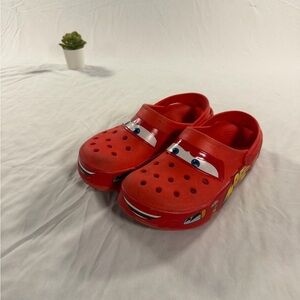 Lightning McQueen Crocs Men’s Size M8 / Women's Size 10 Red Yellow